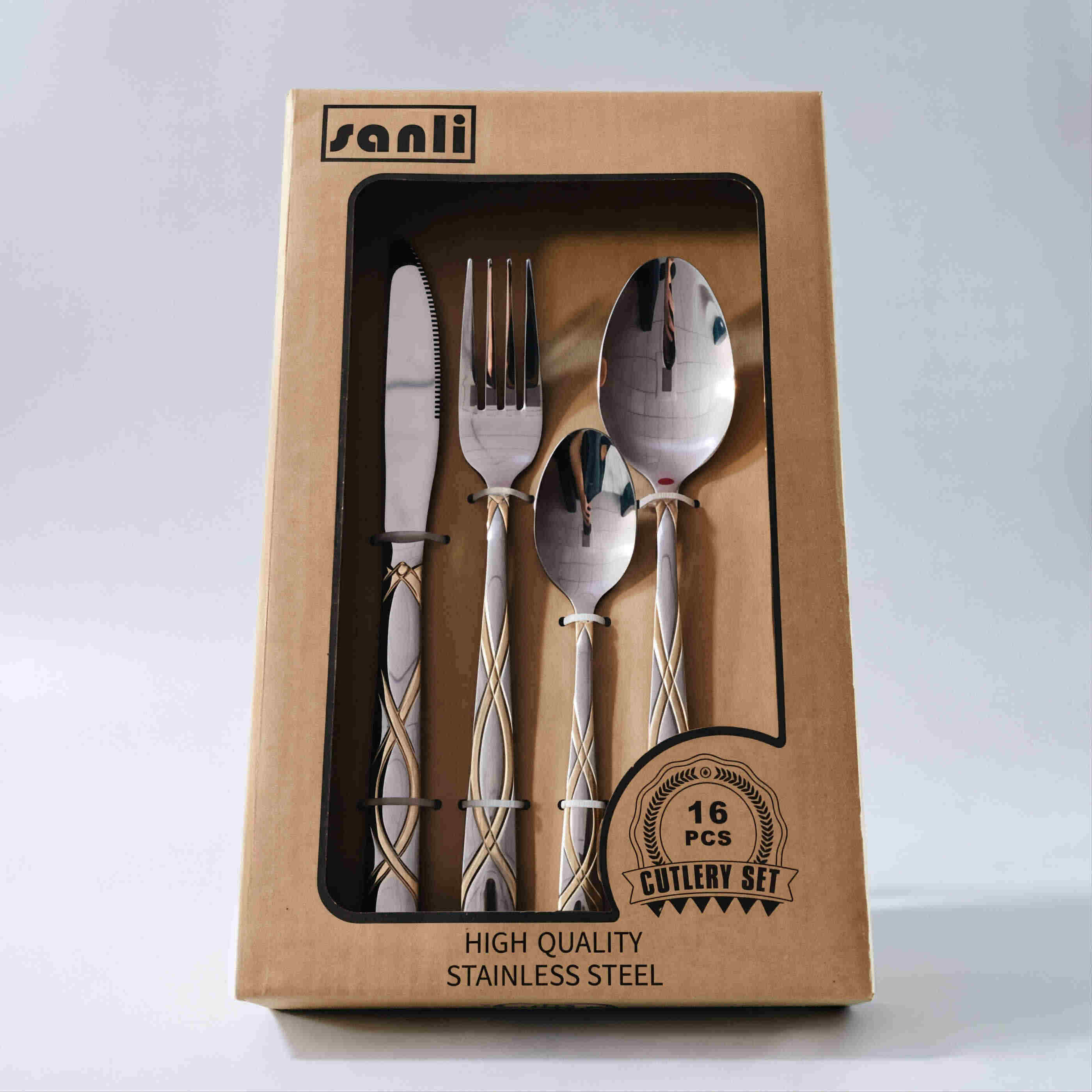 16pcs set|Champagne Gold