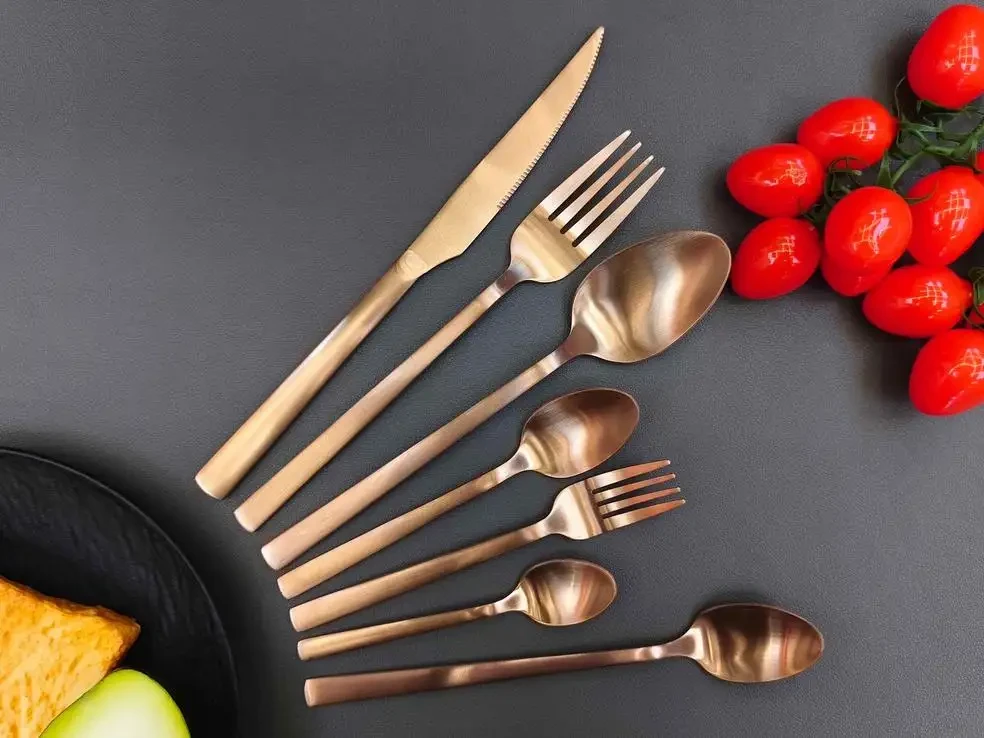 Square Handle - Satin|Rose Gold