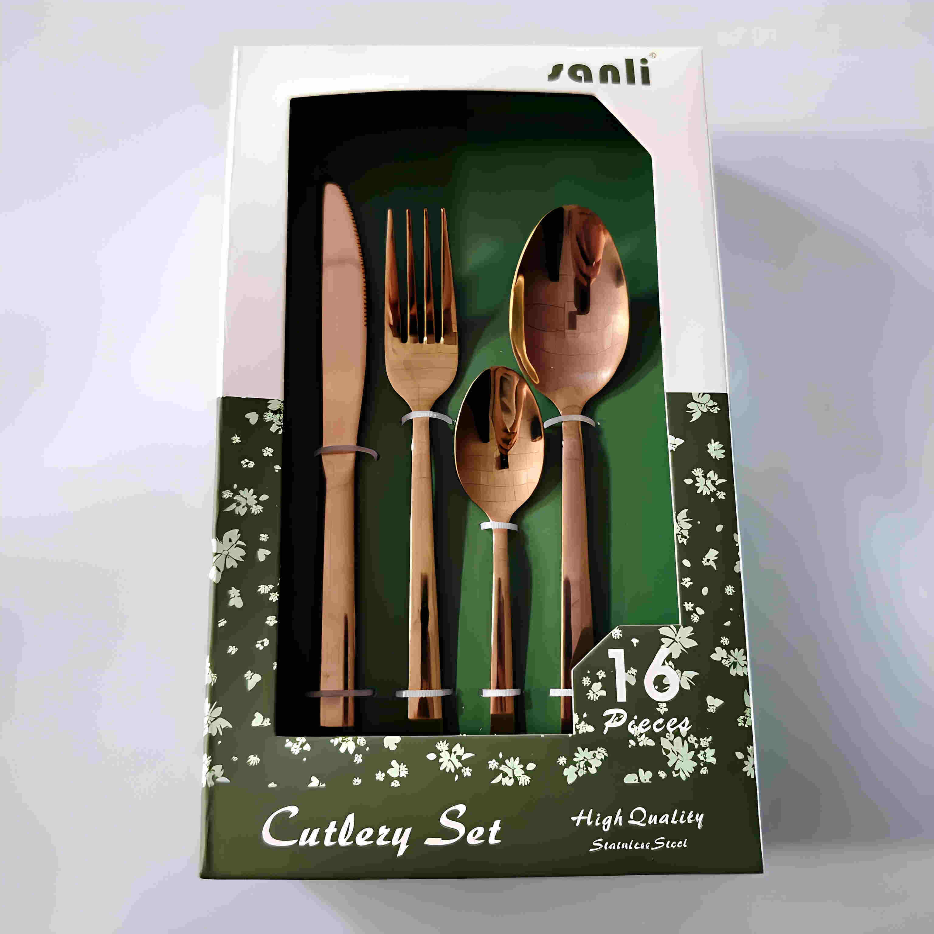 16pcs set|Rose Gold