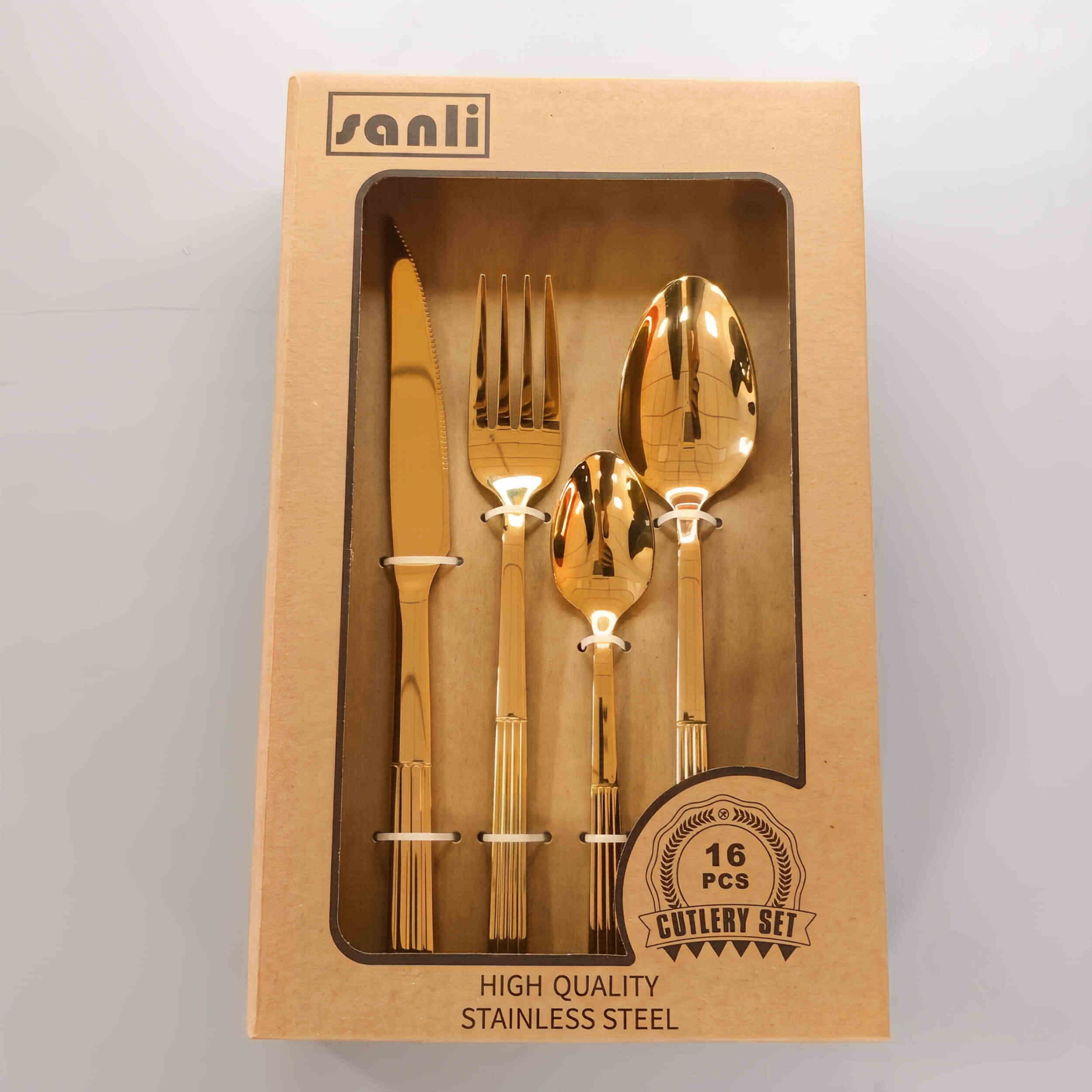 16pcs set|Gold