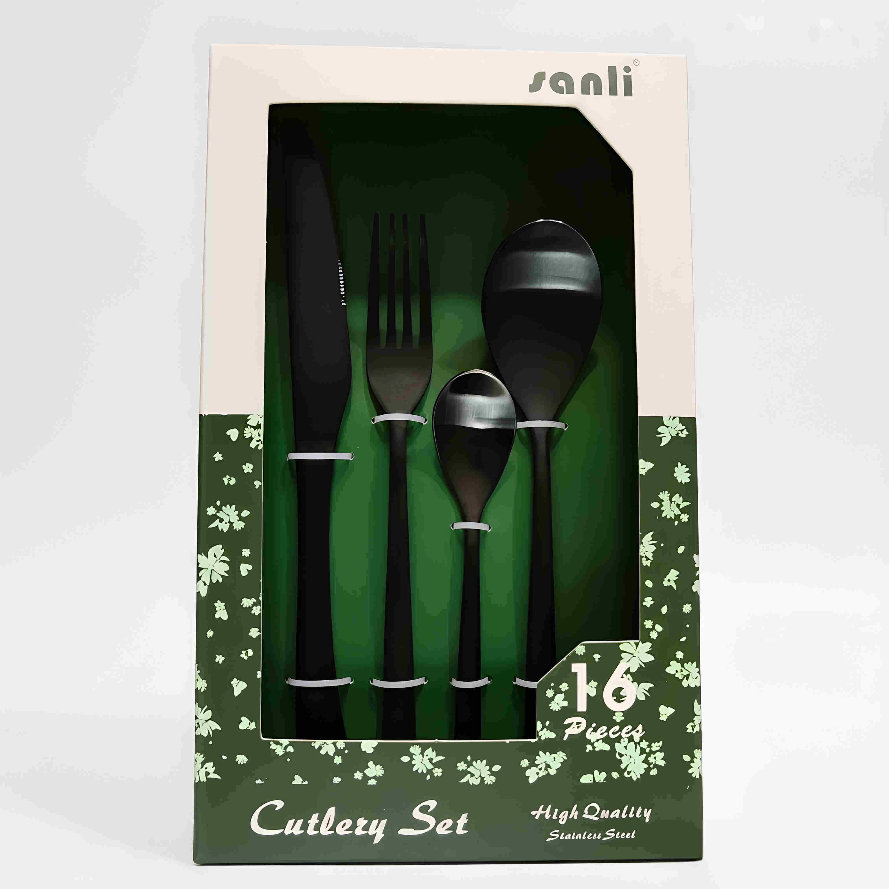16pcs set|Black