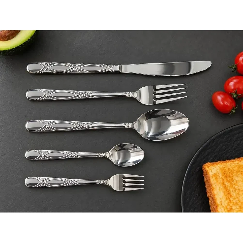 Round Handle - Interlaced|Silver