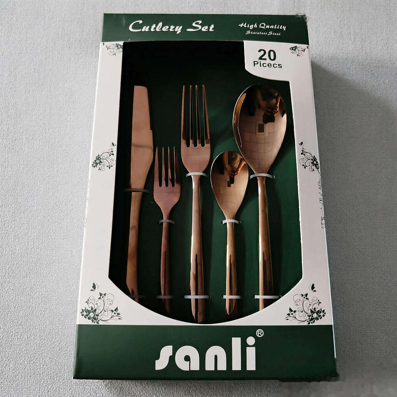 20pcs set|Rose Gold