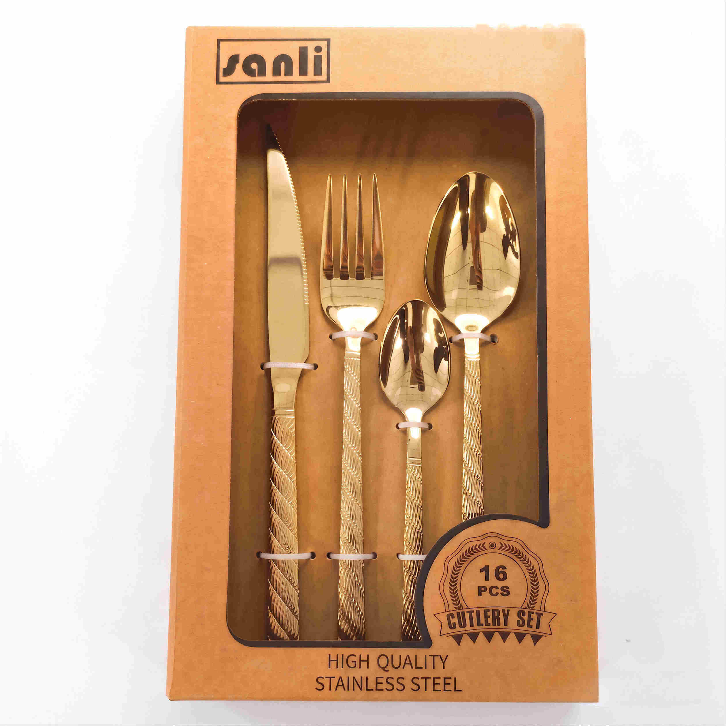 16pcs set|Gold