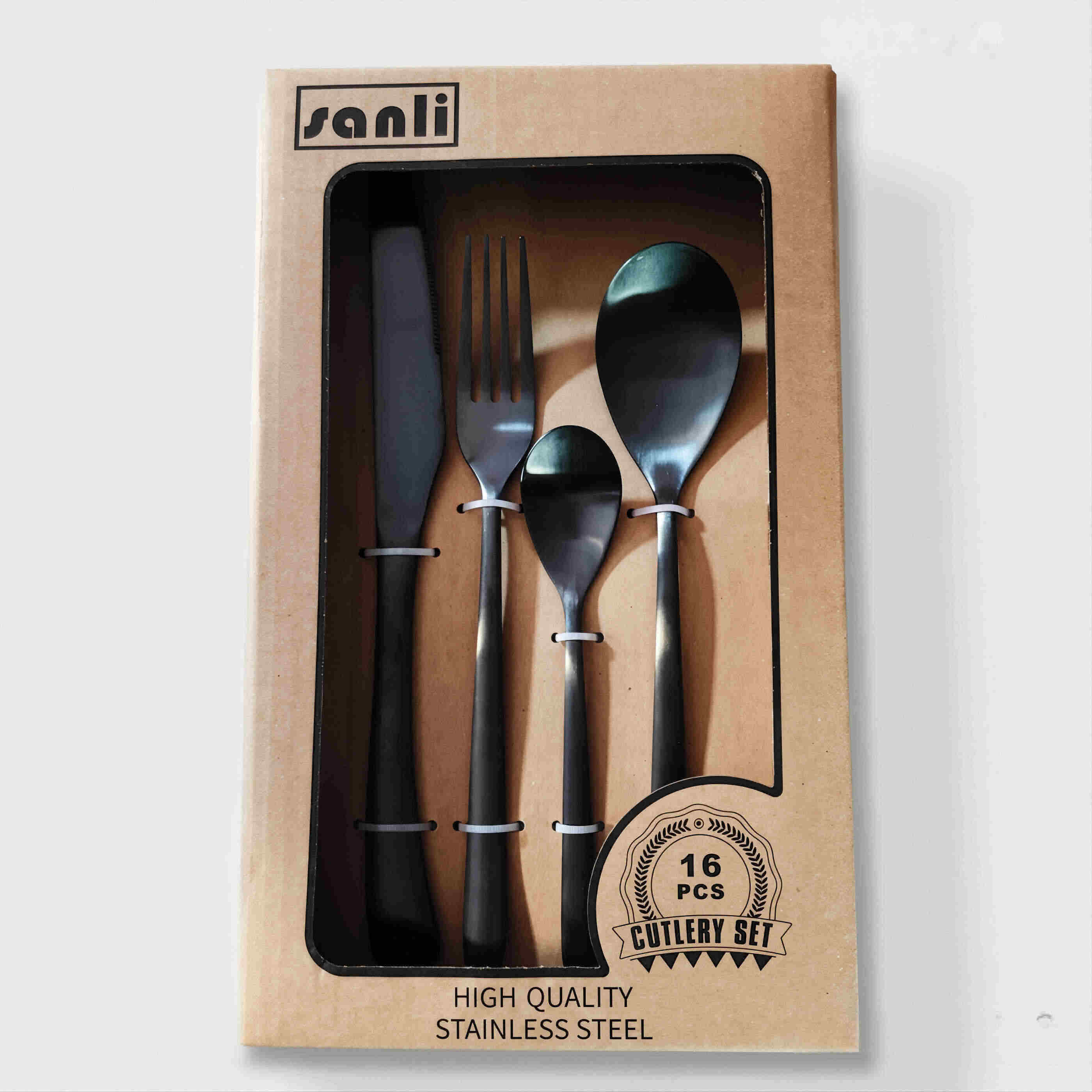 16pcs set|Black