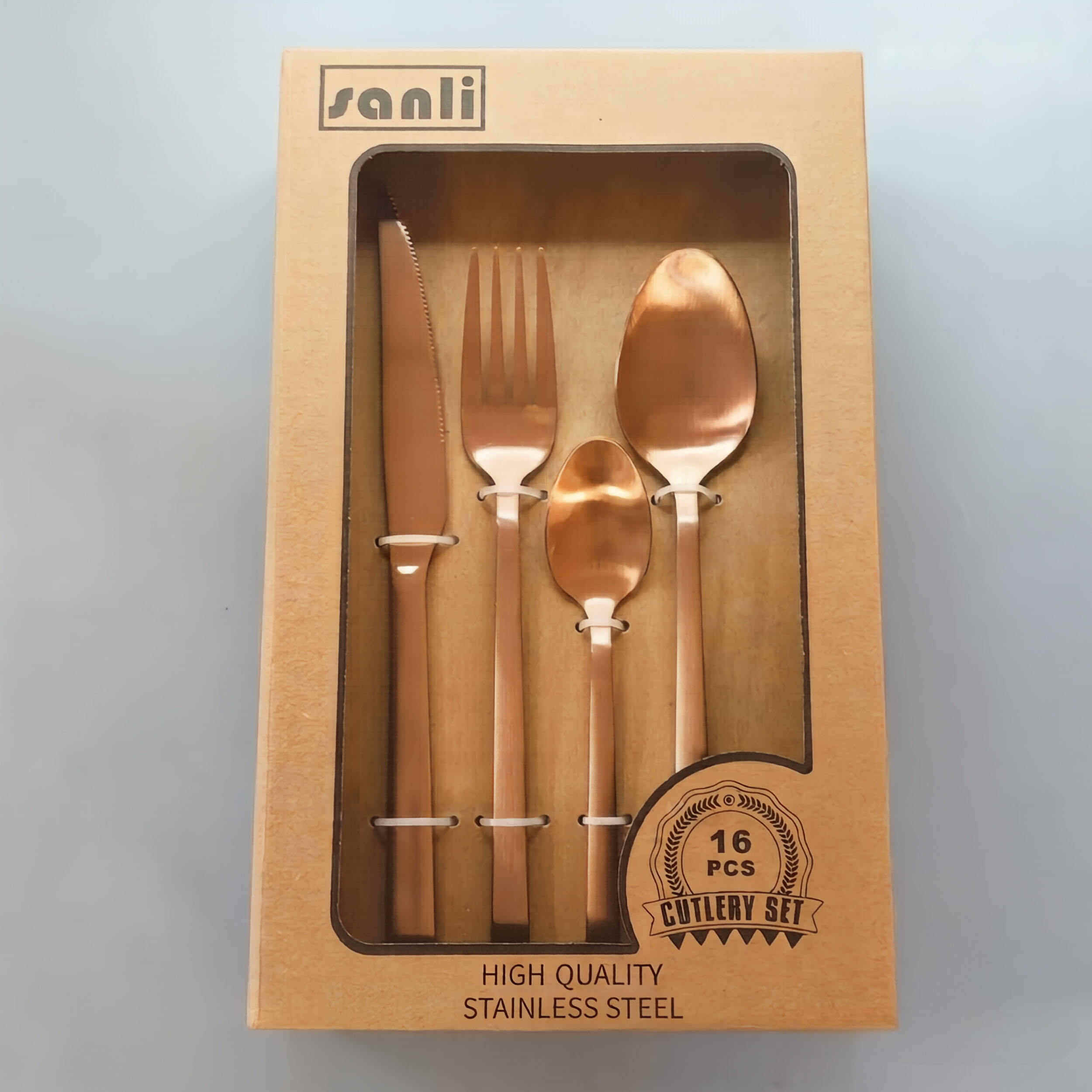 16pcs set|Rose Gold