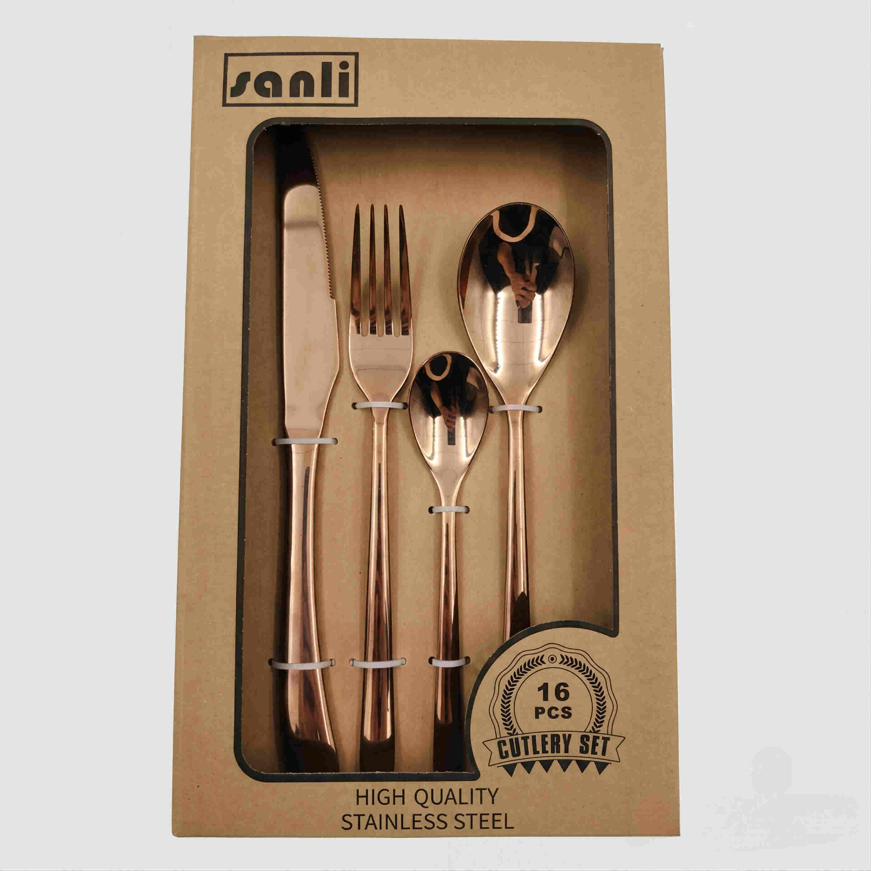 16pcs set|Rose Gold