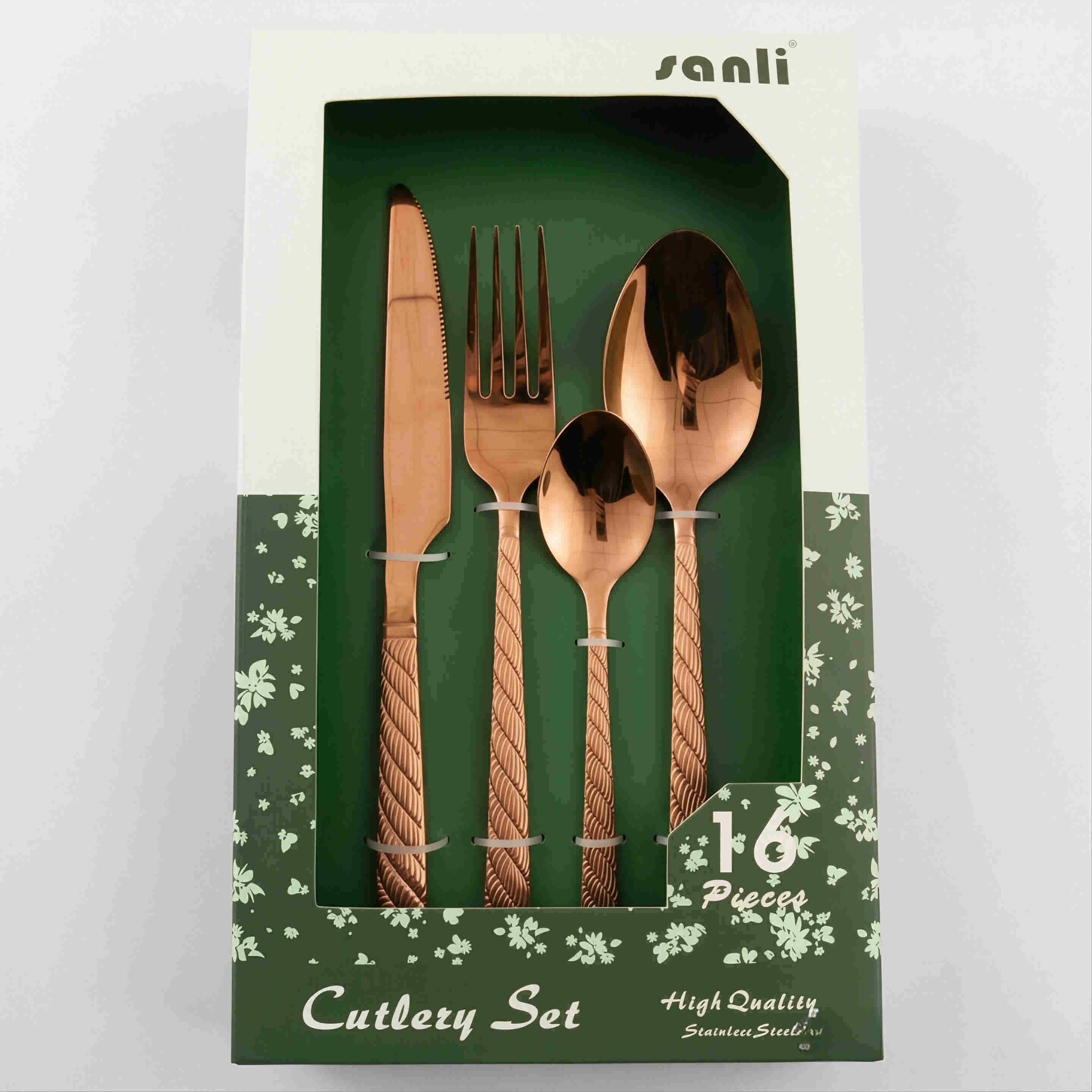 16pcs set|Rose Gold