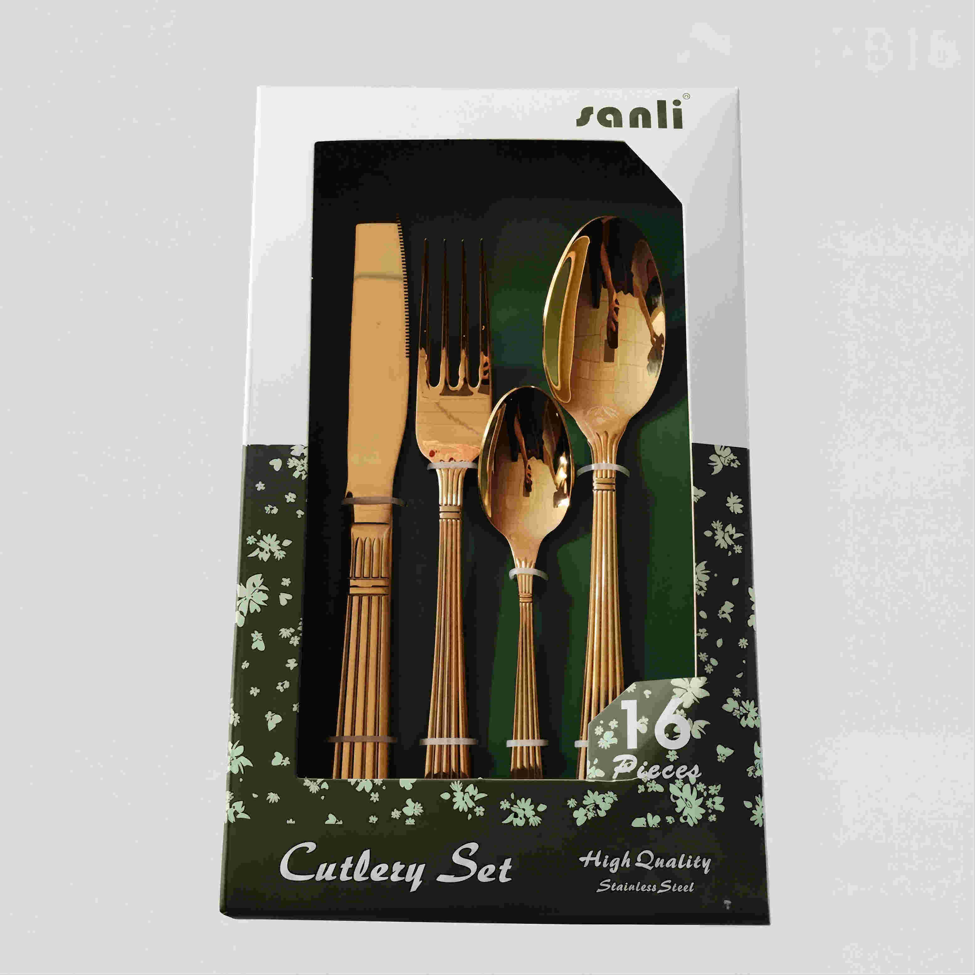 16pcs set|Gold