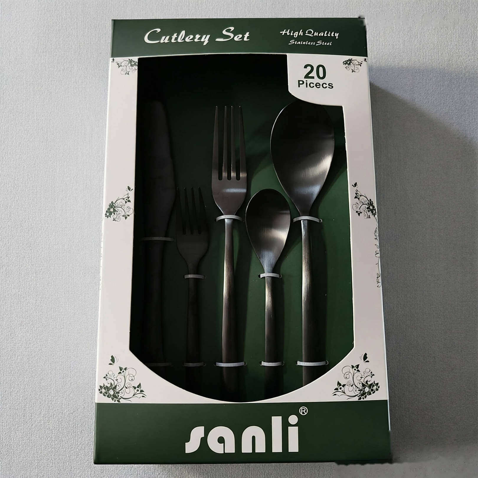 20pcs set|Black