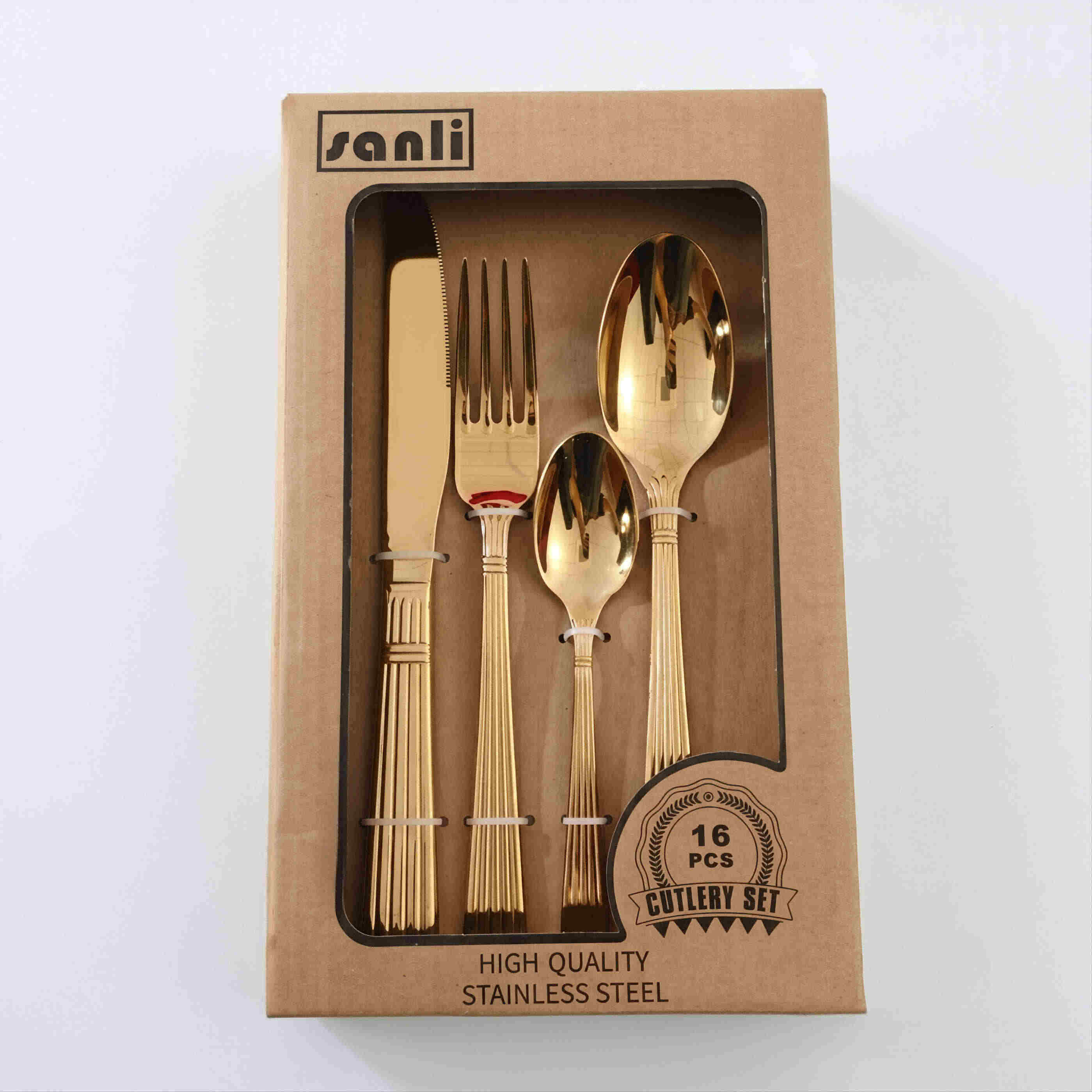16pcs set|Gold