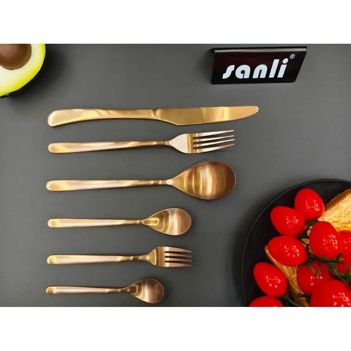 Moon Handle - Satin|Rose Gold
