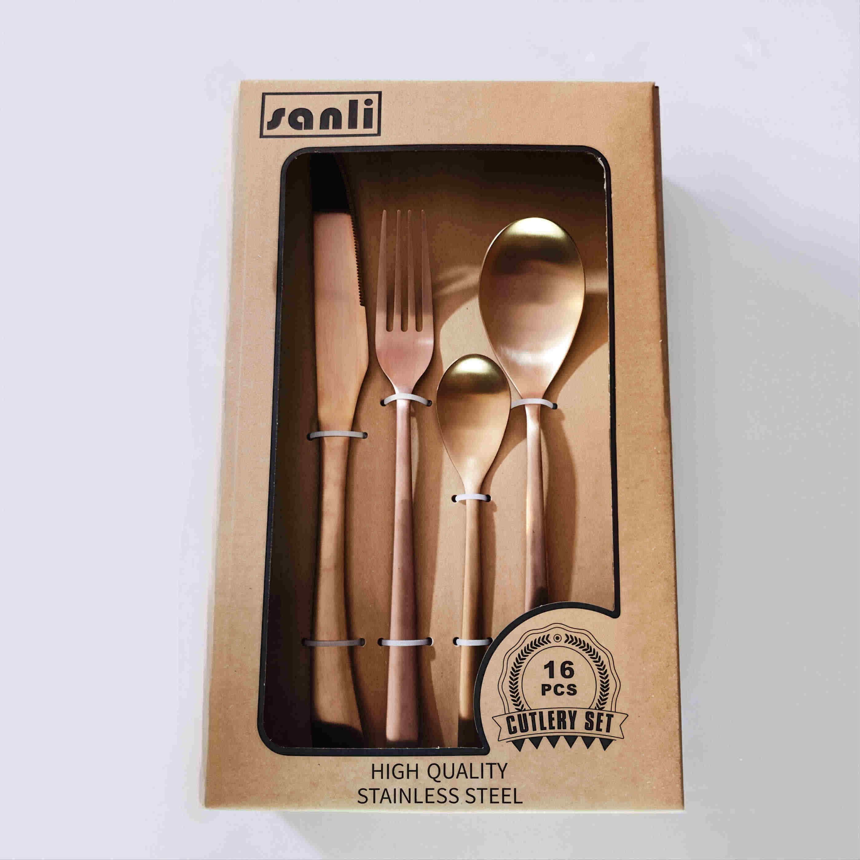 16pcs set|Rose Gold