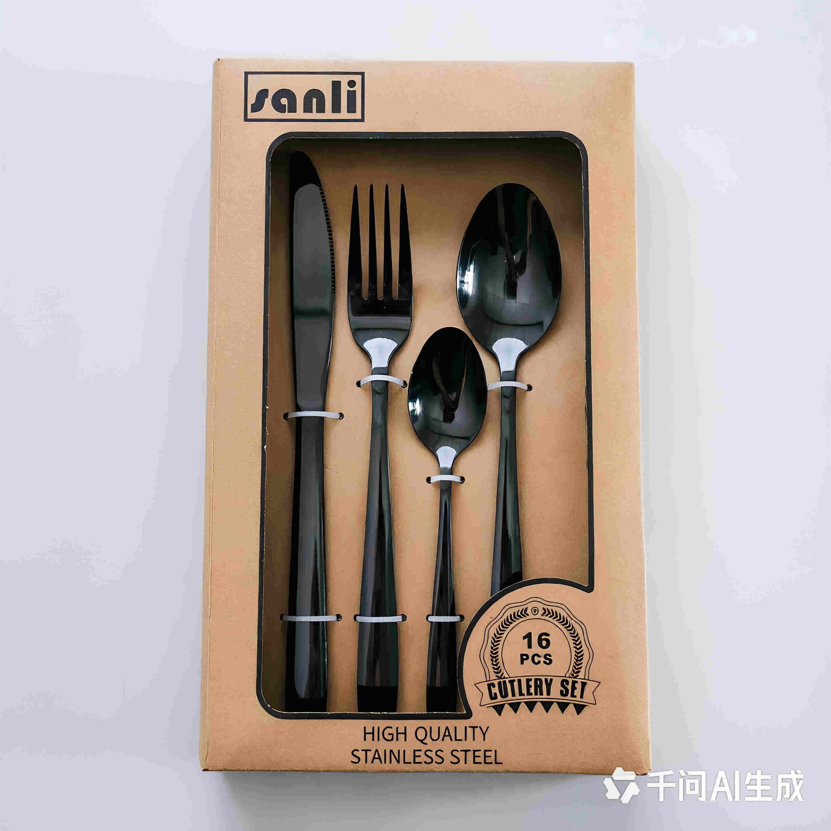 16pcs set|Black