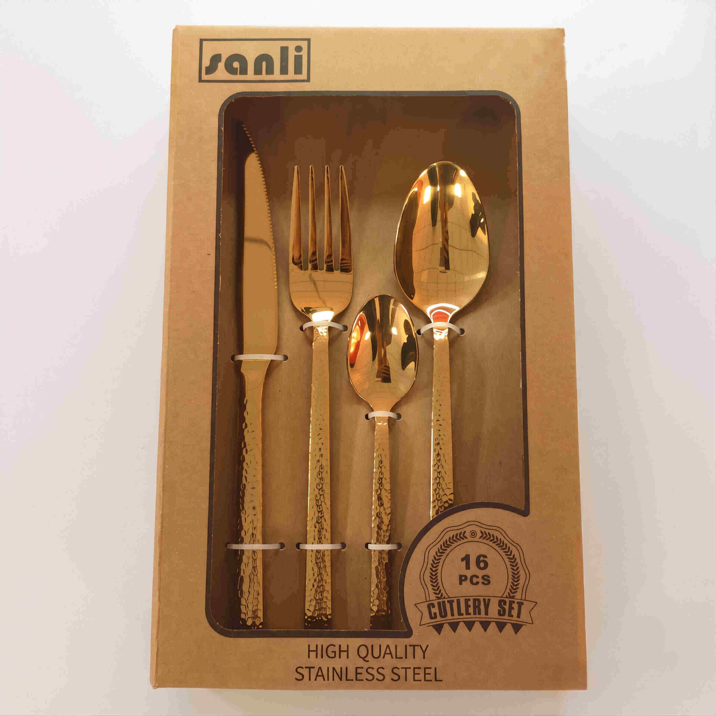 16pcs set|Gold