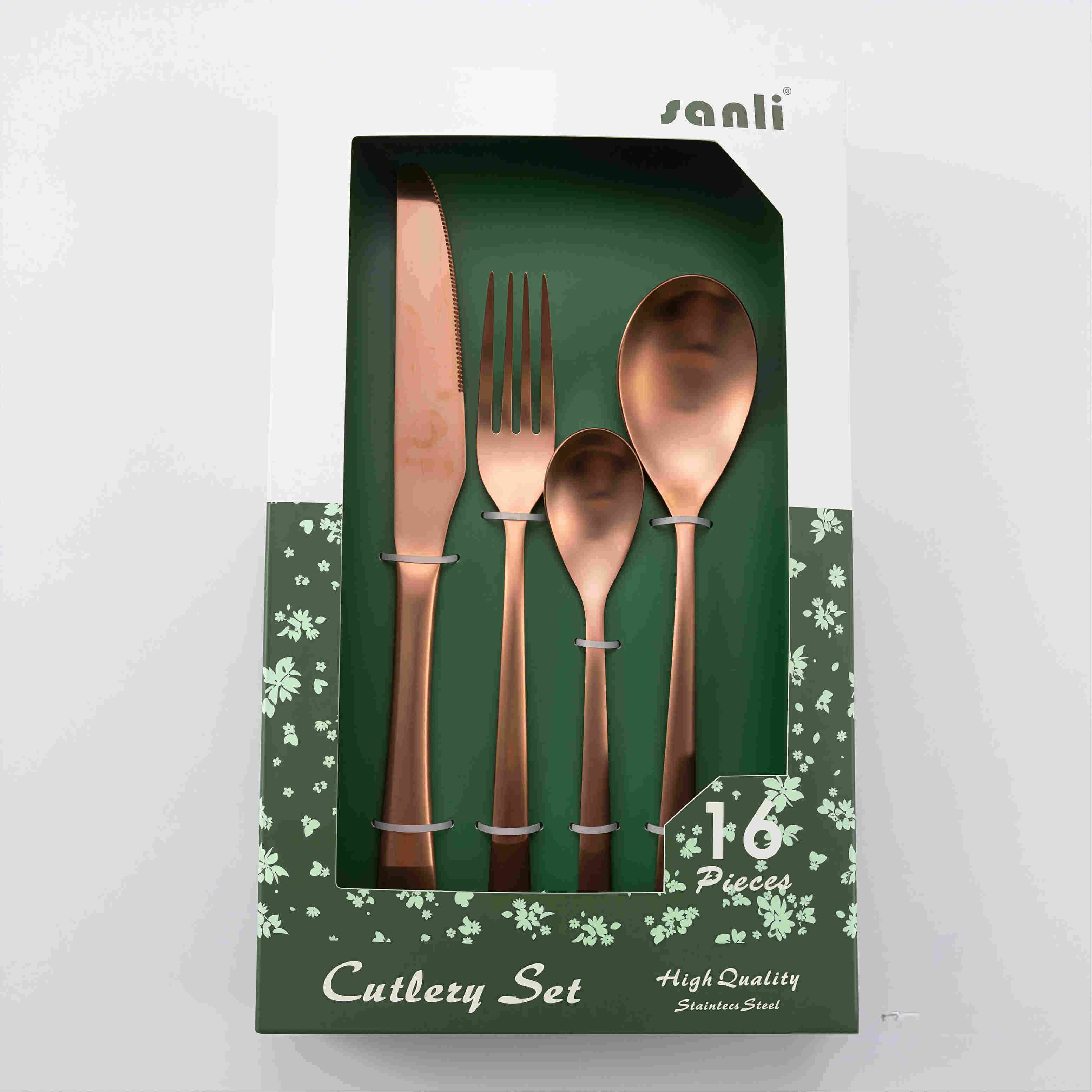 16pcs set|Rose Gold