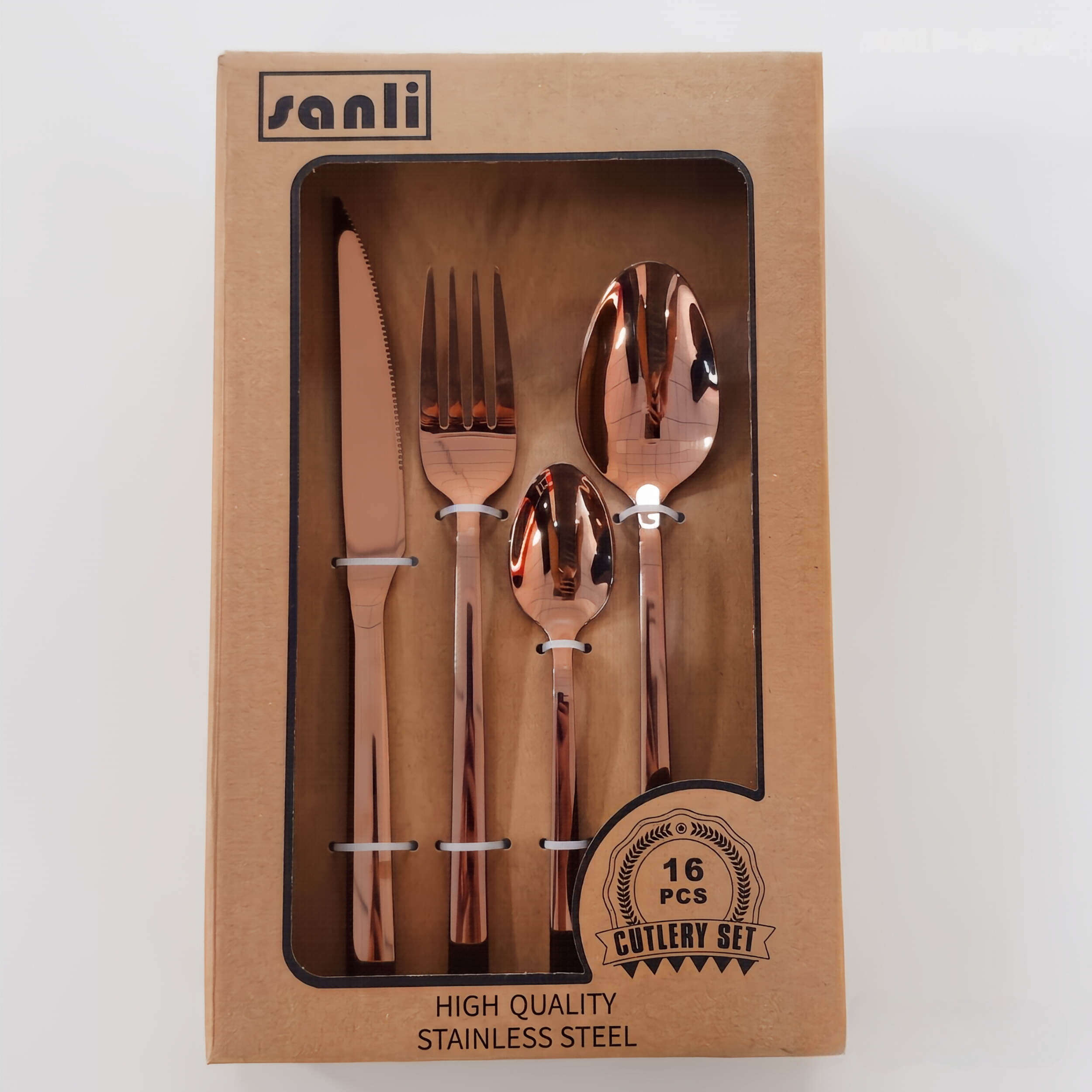 16pcs set|Rose Gold