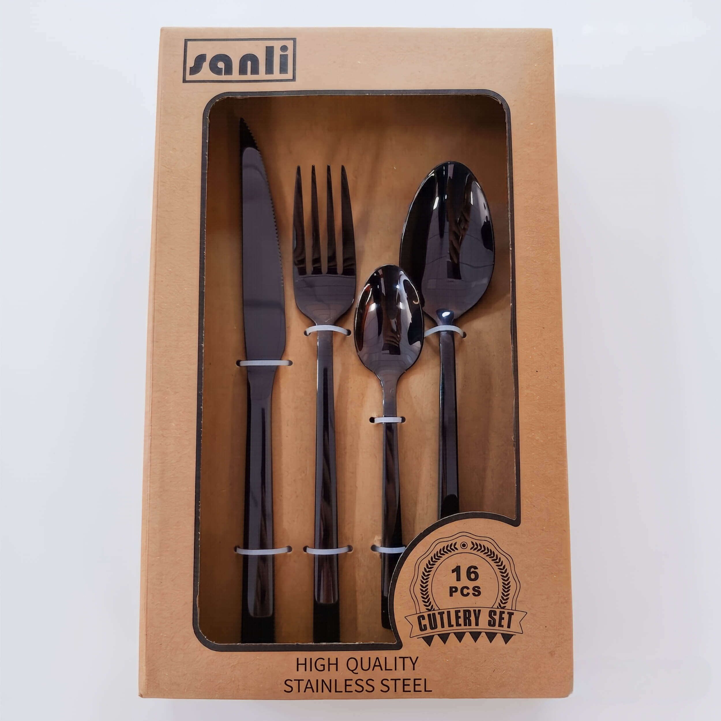16pcs set|Black