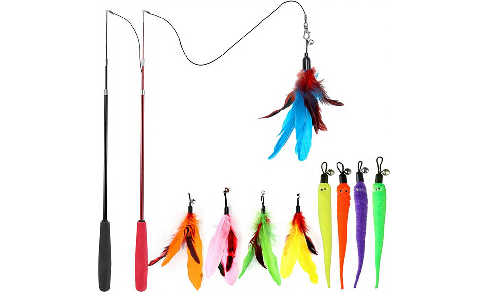 Telescopic Cat Wand Toy