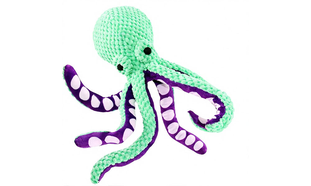 Plush Octopus Squeaky Toy