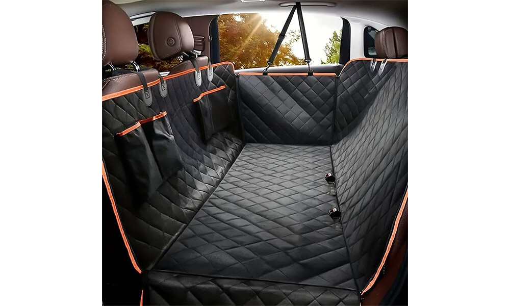 Waterproof Dog Car Seat Cover with Side Flaps