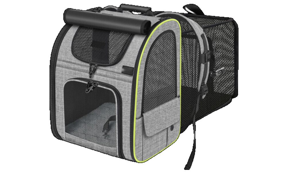 Expandable Cat Backpack Carrier with Sturdy Support