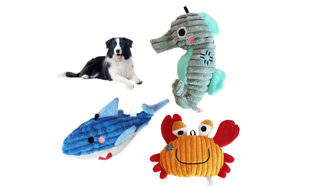 Squeak Dog Toys Stuffed Plush