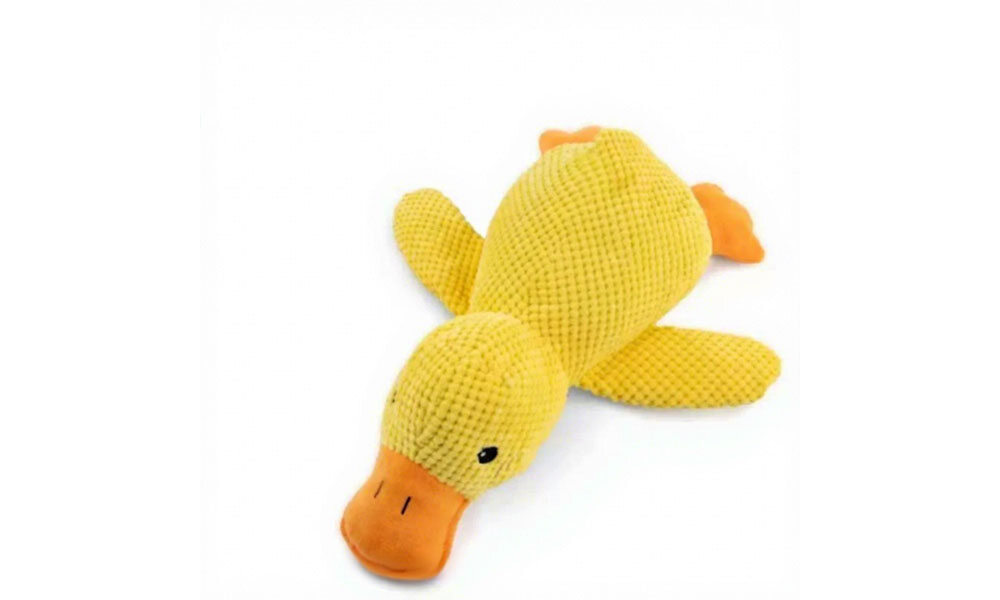 Cute Plush Duck Dog Chew Toy