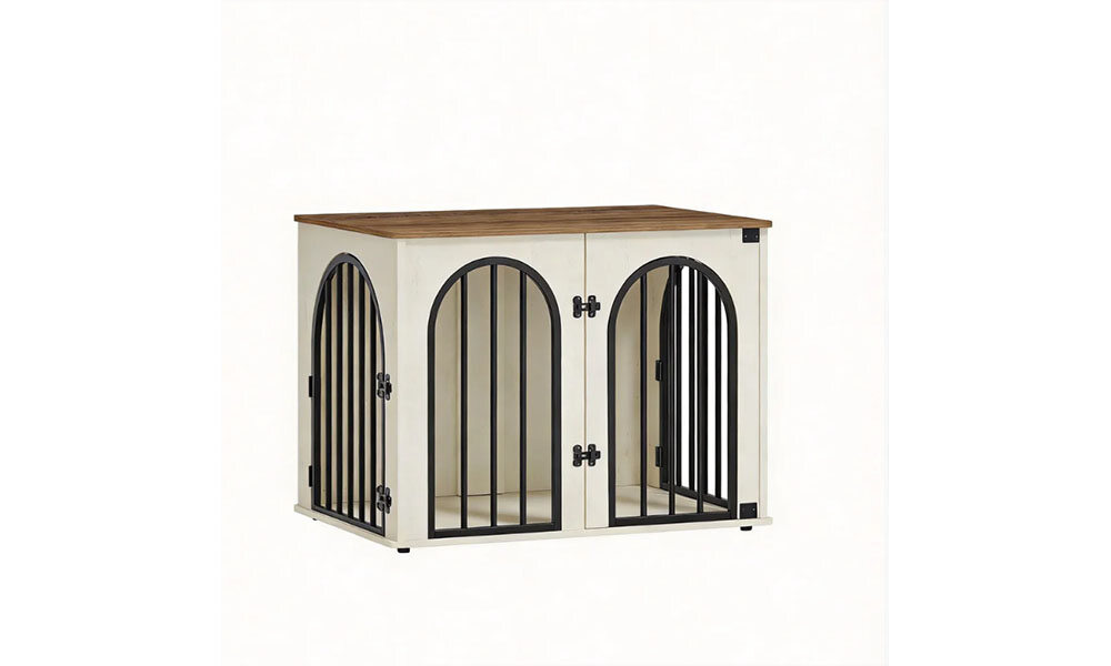 Furniture Style Double Door Dog Crate