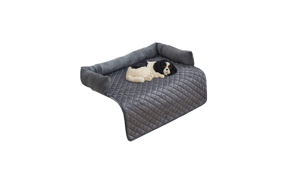 Short Plush Checkered Pet Mat