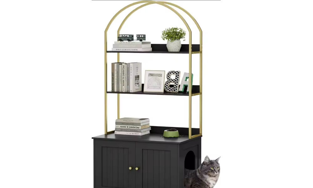 Multi-functional Cat Litter Cabinet