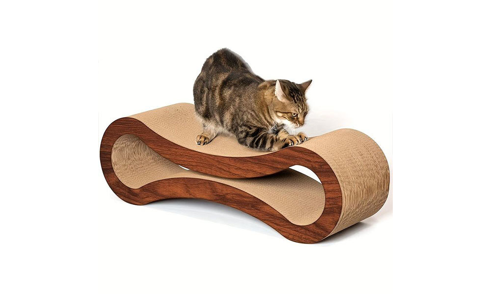 Reversible Corrugated Cardboard Cat Scratcher Lounge