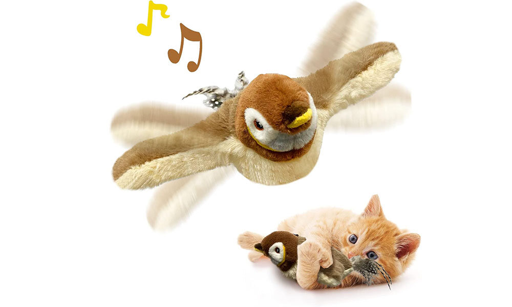 Interactive Chirping Bird Cat Toy