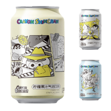 CRAYON SHINCHAN蜡笔小新柠檬果汁气泡饮料330m