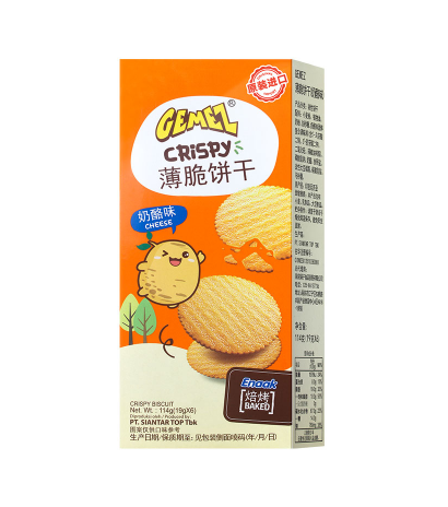 GEMEZ薄脆饼干(奶酪味)114g