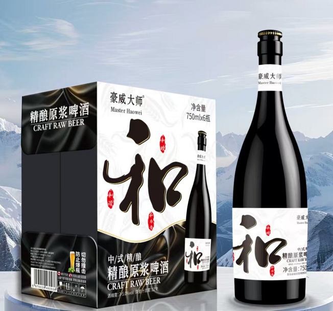 豪威大师精酿原浆啤酒750ml