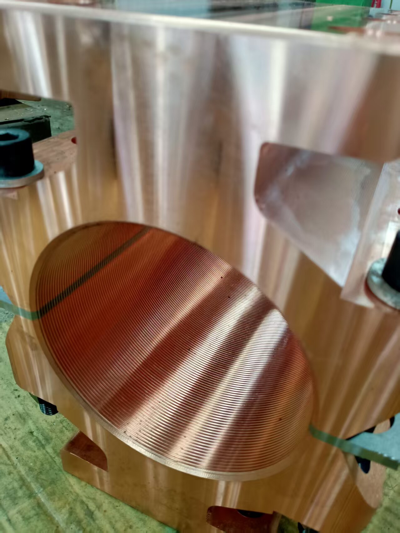 VMC-1160 machined sample 1