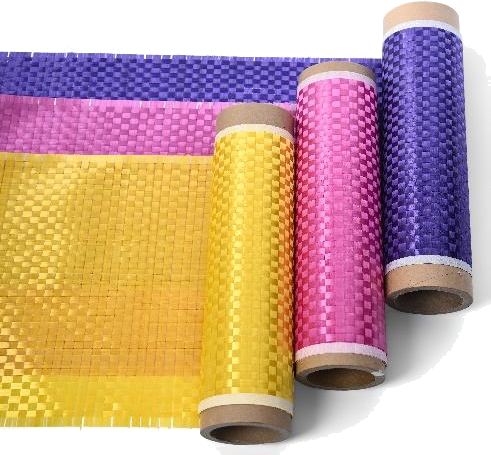 Spray-free colored carbon fiber fabric - ultra-thin composites
