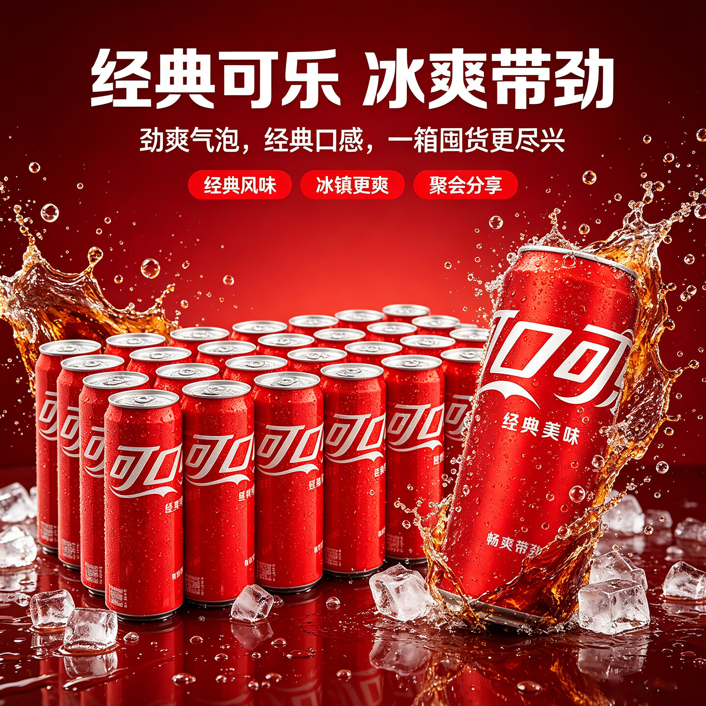 可口可乐330ml罐装