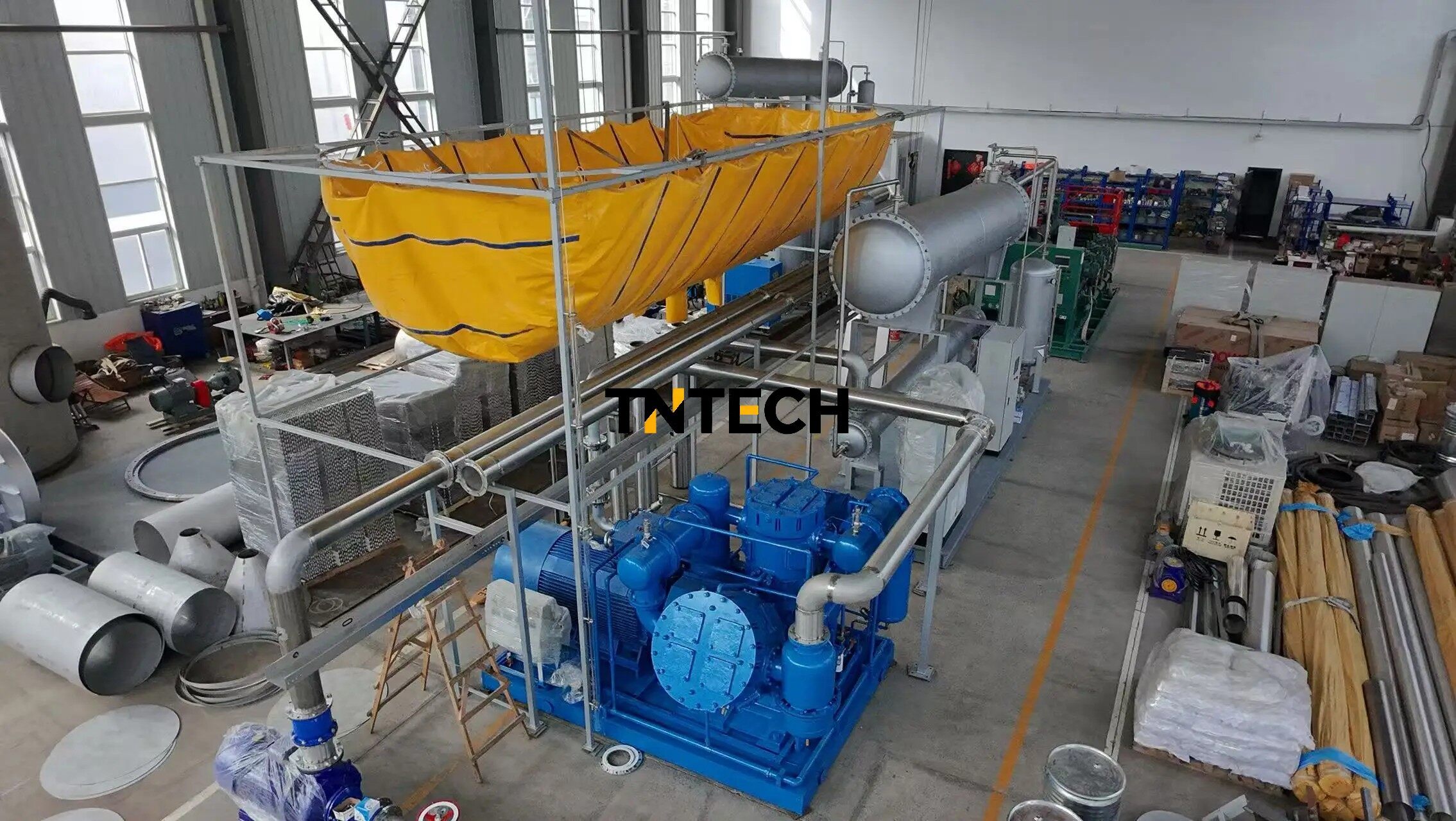 Dry Ice Machine Exhaust Carbon Dioxide Recovery System