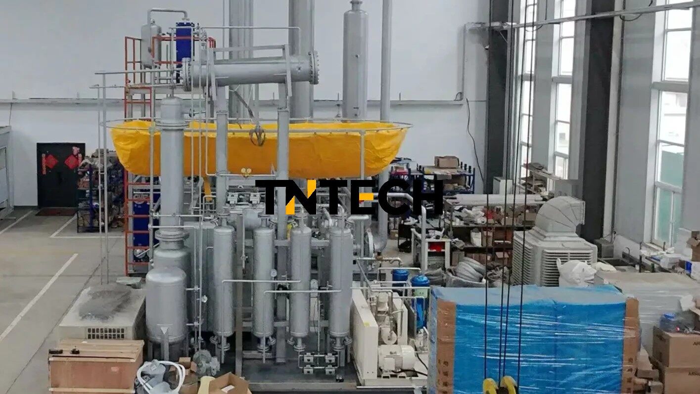 LPG combustion-based carbon dioxide production unit
