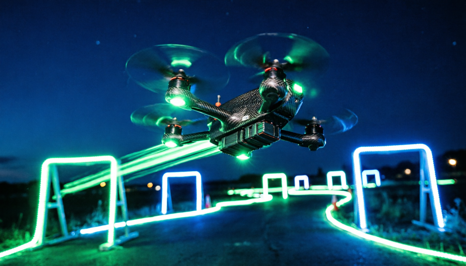 FPV drone high-speed flight