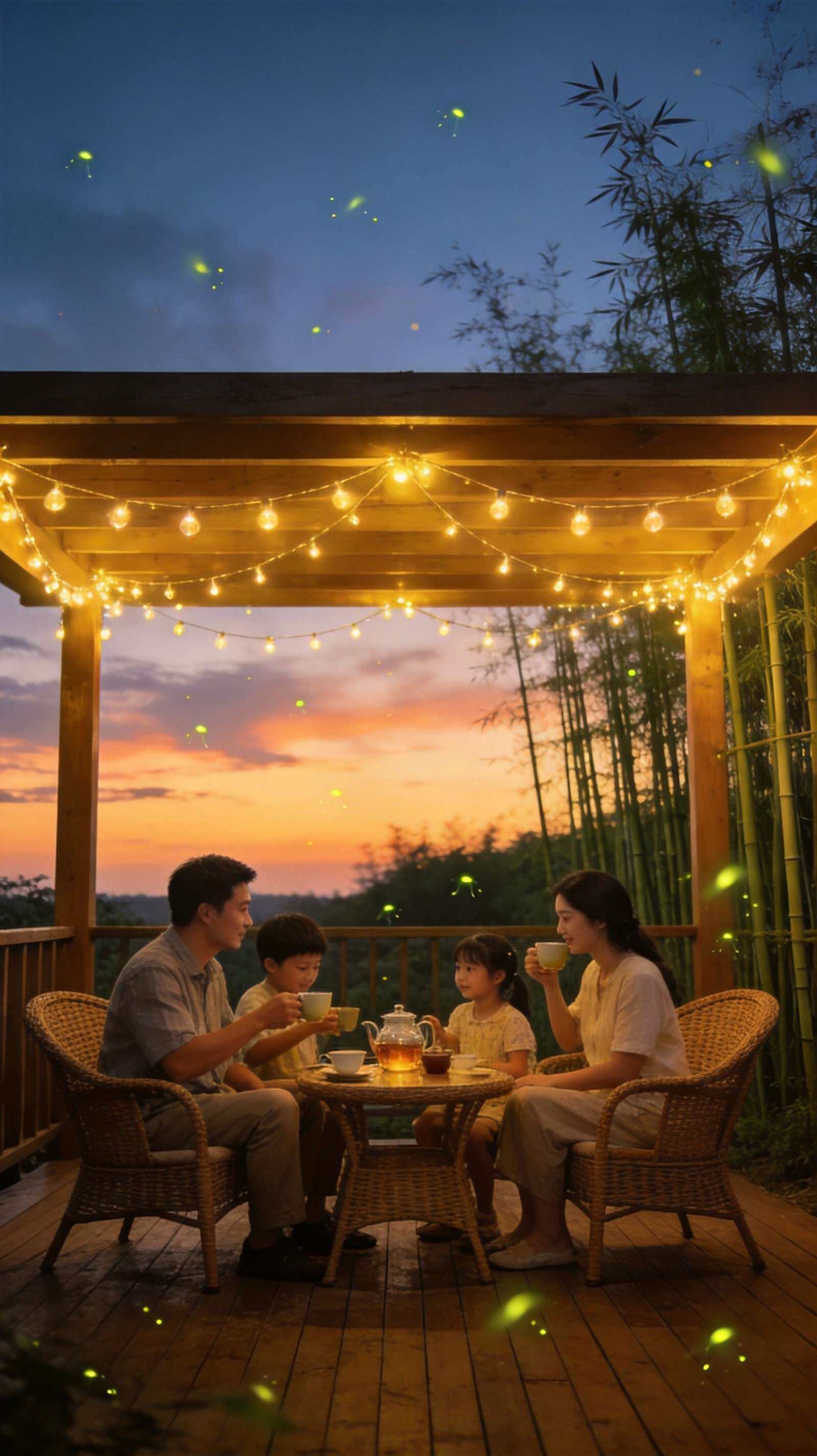 WPC Pergola Gazebo Composite Material Outdoor Garden Shade Structure