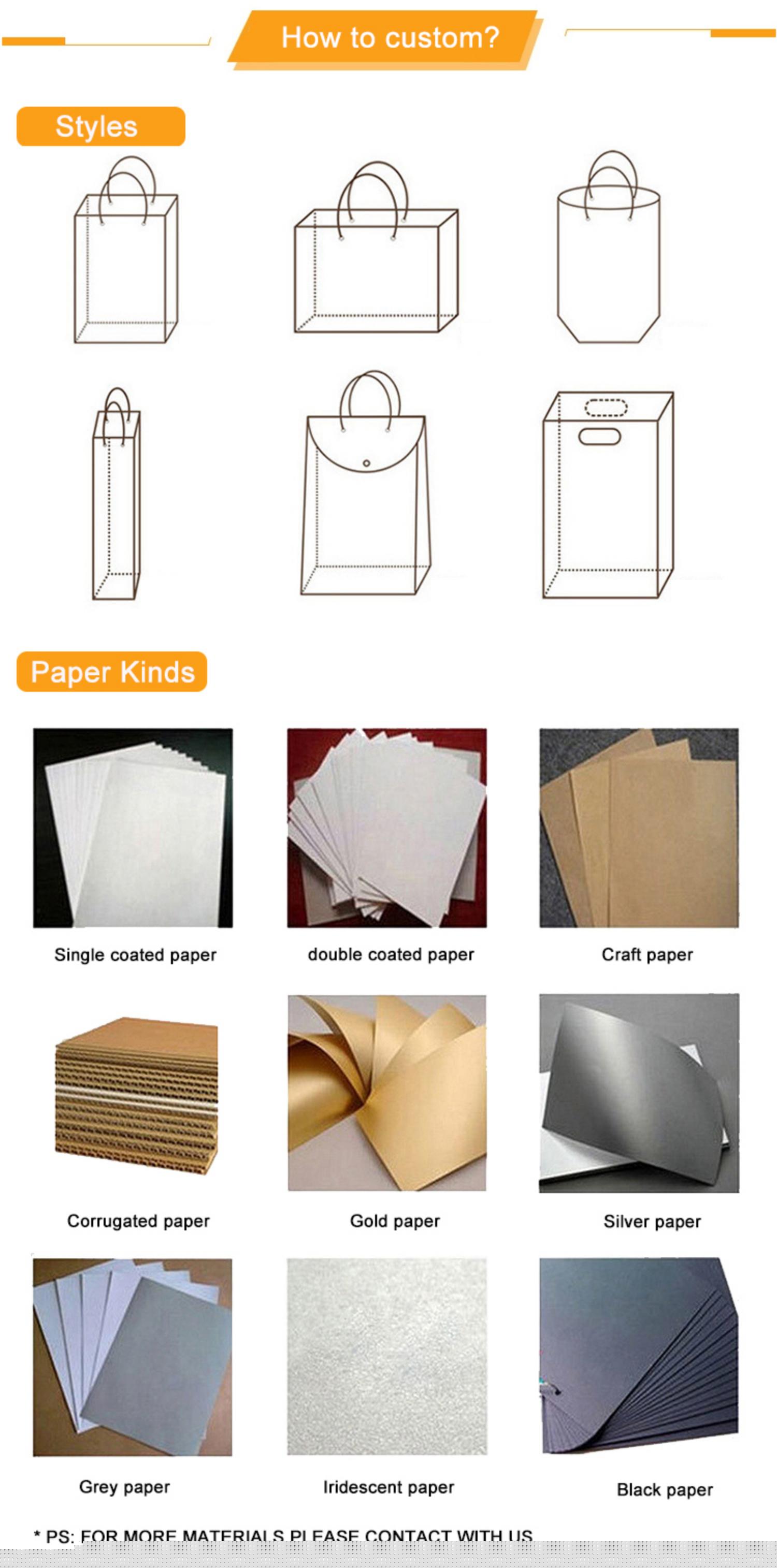 Custom Paper Bags | Eco-Friendly Kraft & Luxury Retail Shopping Totes view 4