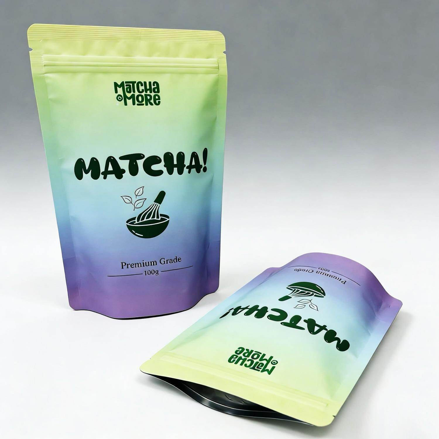 Custom Stand-Up Pouches | Flexible Food Packaging with Zipper view 2
