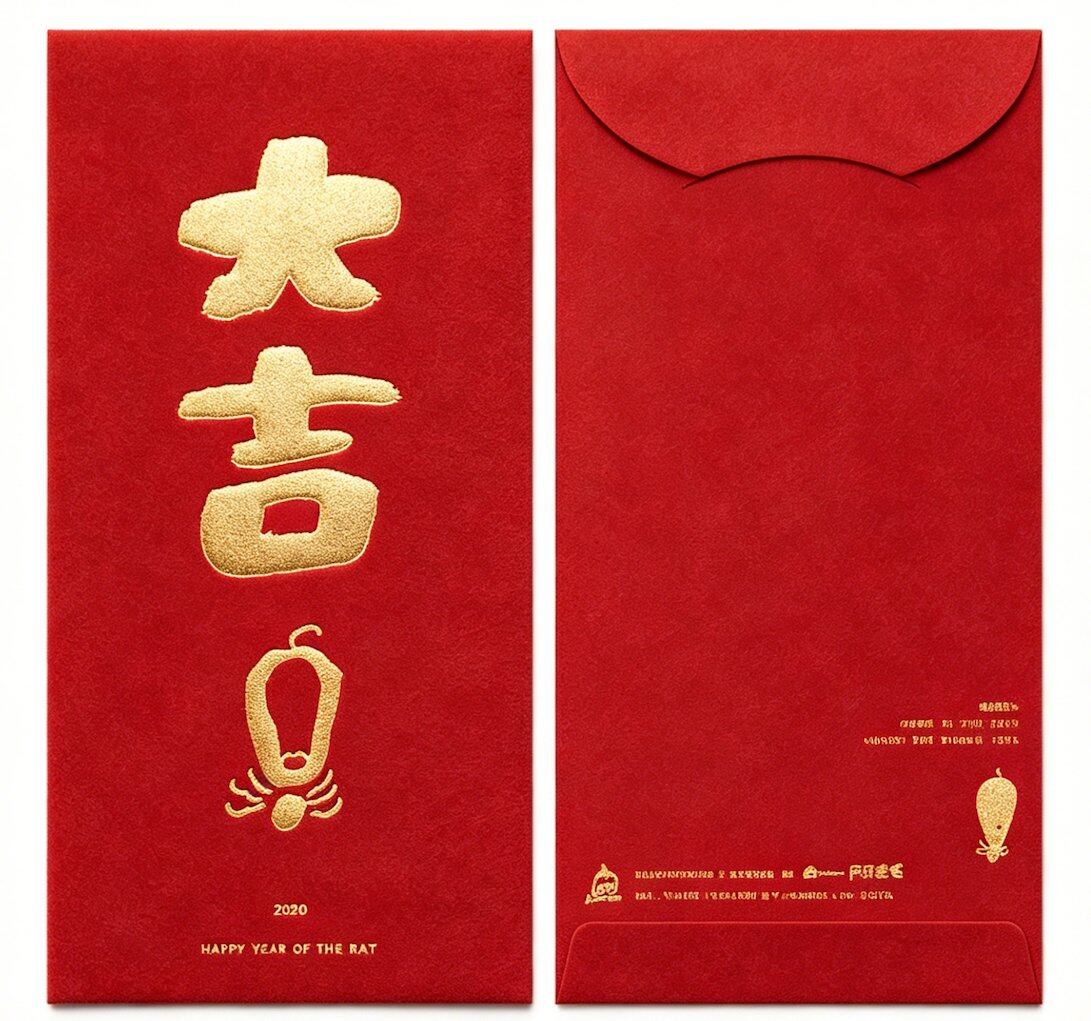 Custom Real Estate Handover Red Envelopes | Branded Property Key Handover Gift Envelopes