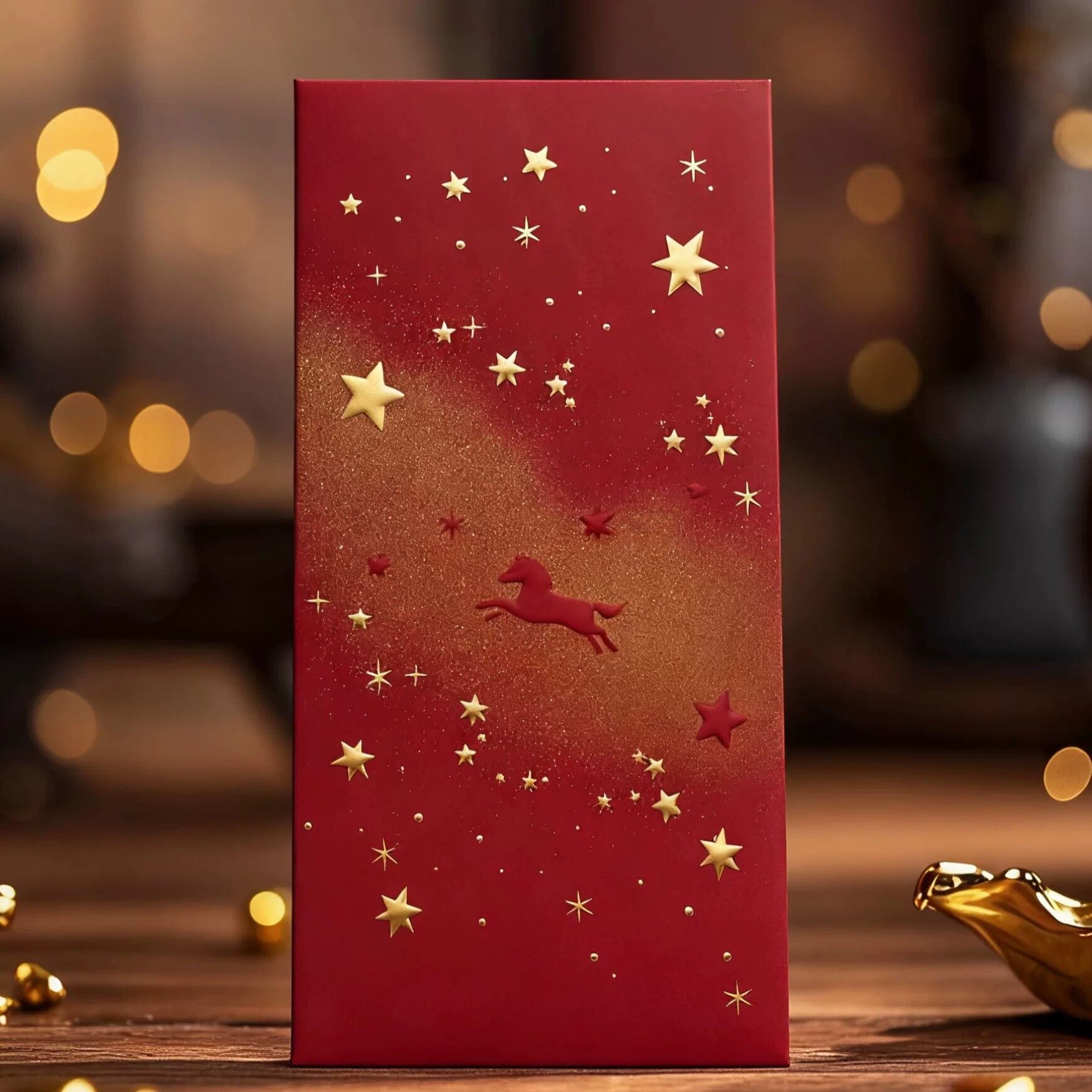 Custom Gold Foil Red Packets & Envelopes with Logo Printing view 2