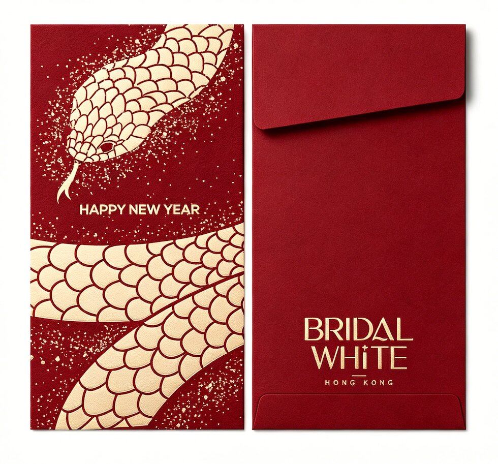 Custom Red Envelopes | Gold Foil Stamped Luxury Gift Money Packets