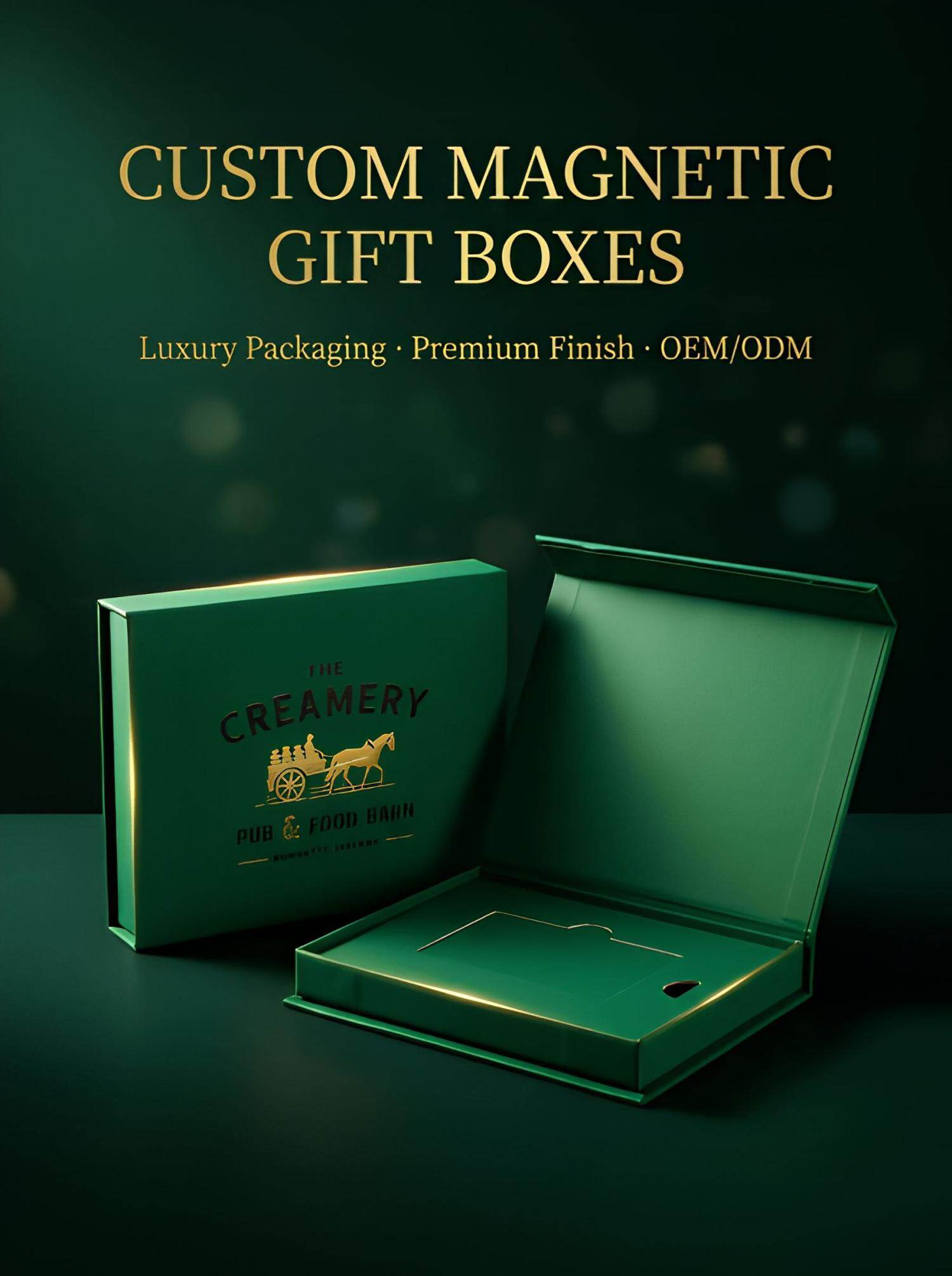 Custom Magnetic Closure Gift Boxes | Luxury Rigid Packaging Boxes