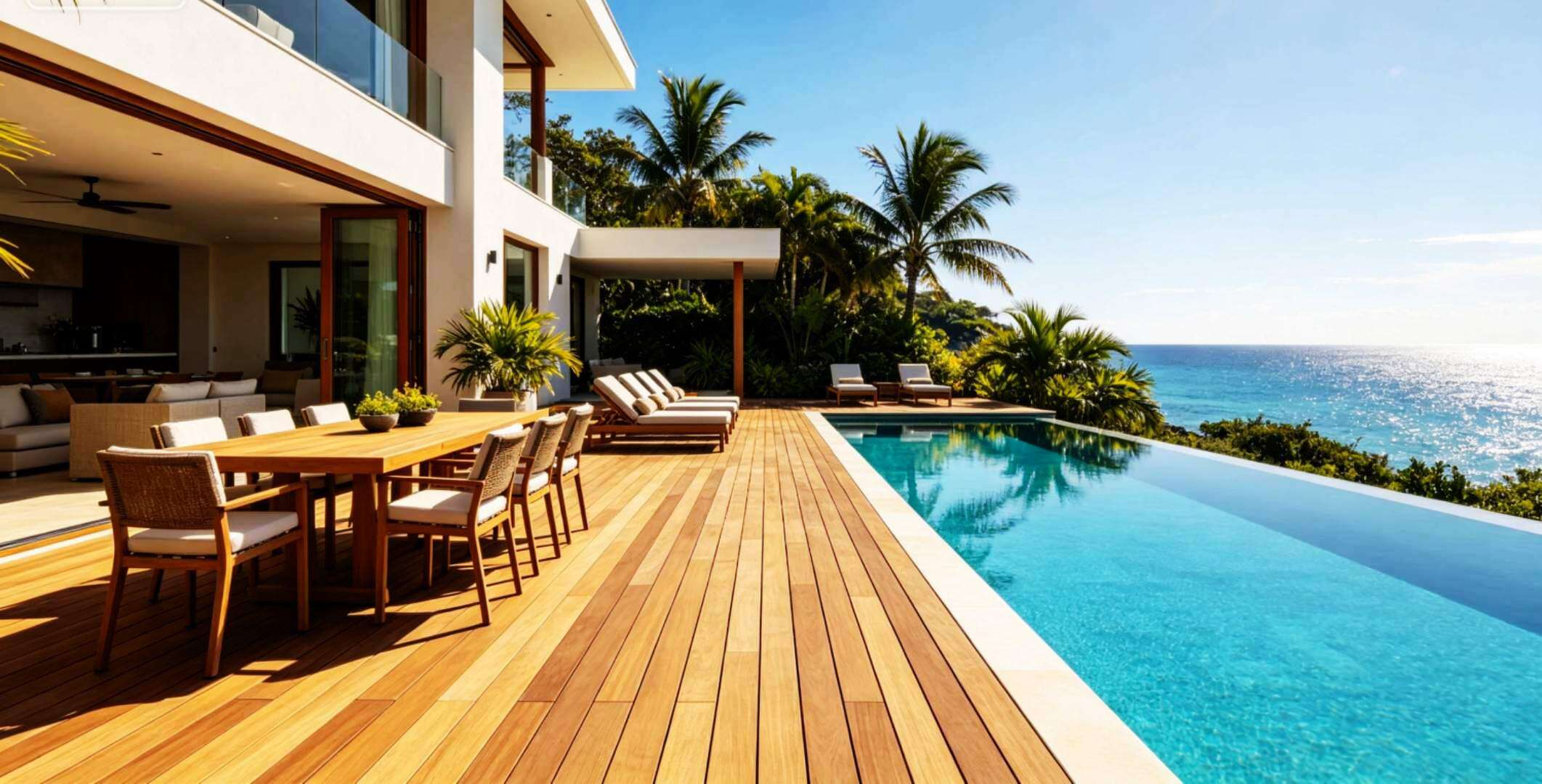WPC Project Case: Luxury Villa Decking Project in Bali - Bali, Indonesia
